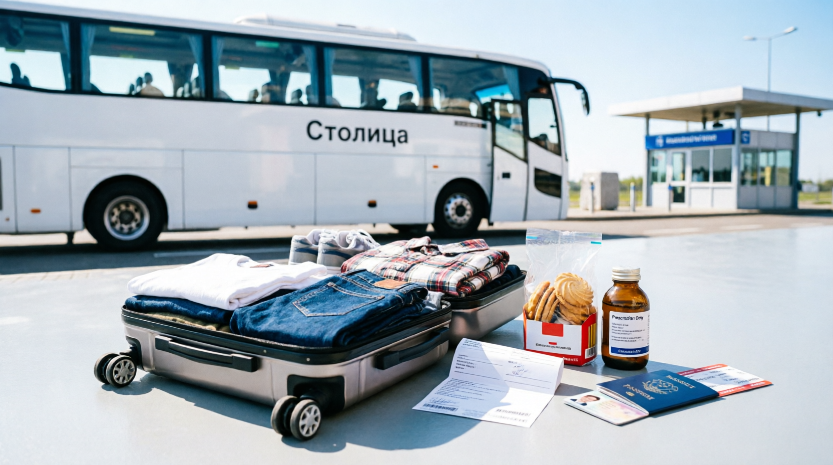 Прохождение таможни Беларусь Россия 2026: проверка багажа с продуктами и лекарствами в автобусе Столица
